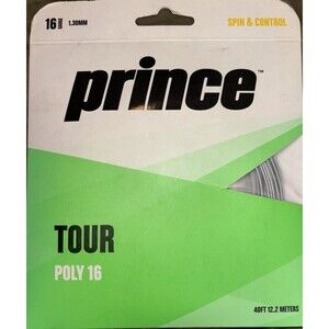Prince Tour Blend 16 Spin & Control 16 Gauge 1.30MM Silver NEW (S6)